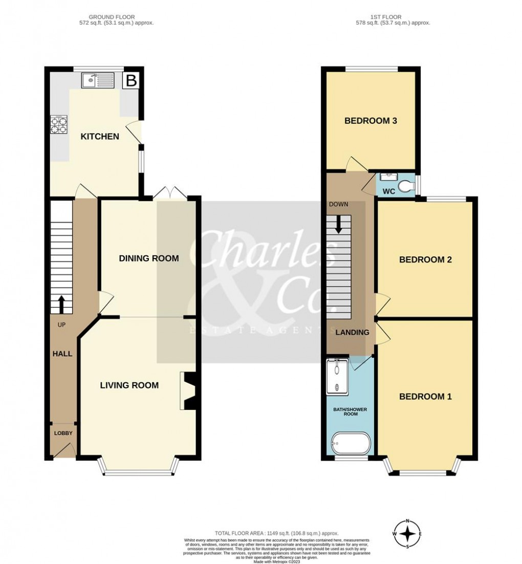 Floorplan for Berlin Road, Hastings