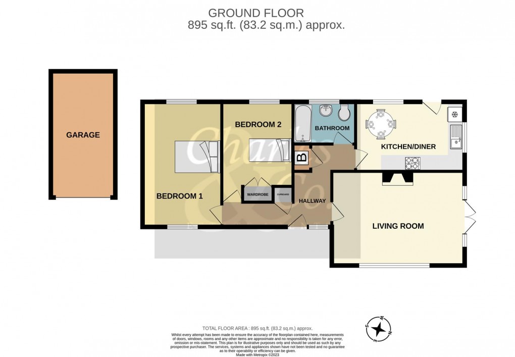 Floorplan for Blackthorn Way, Fairlight