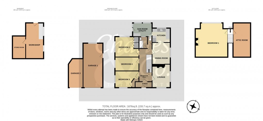 Floorplan for St. Helens Down, Hastings