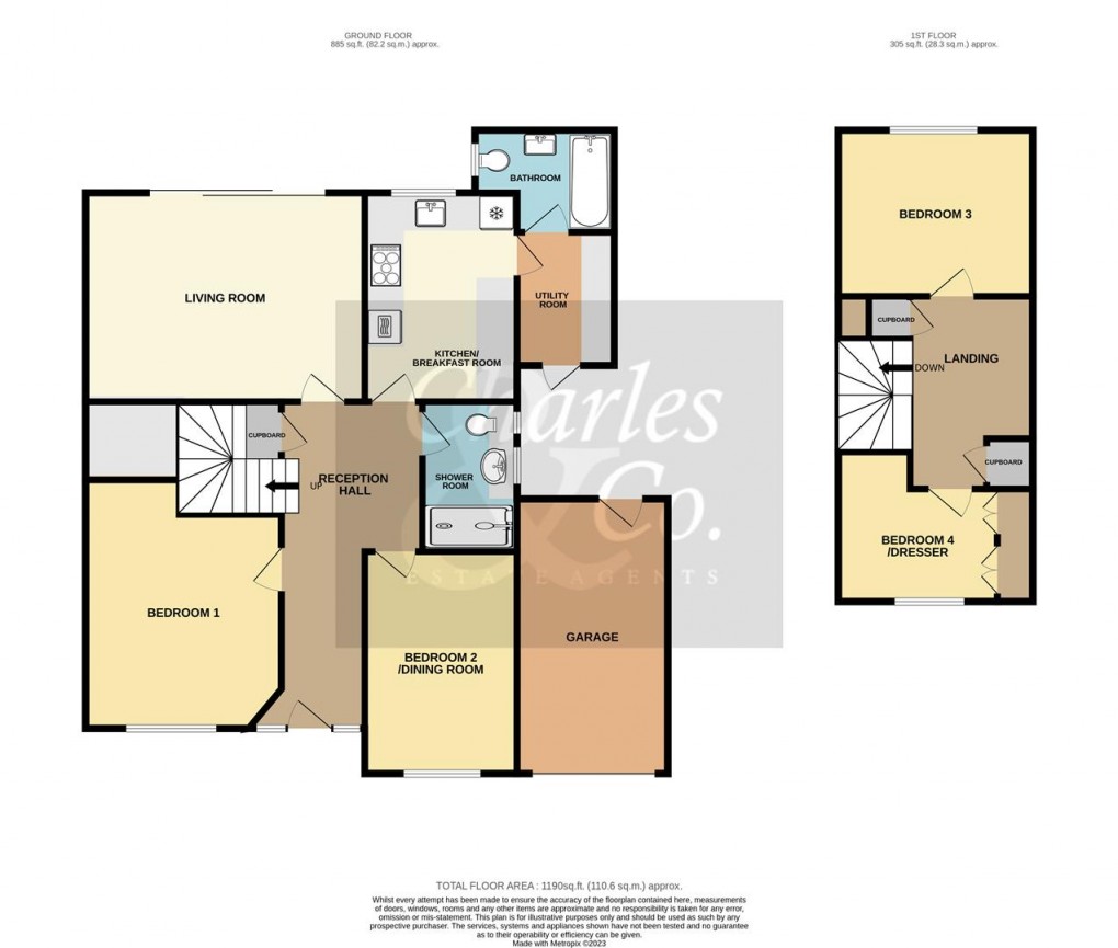 Floorplan for St. Helens Down, Hastings