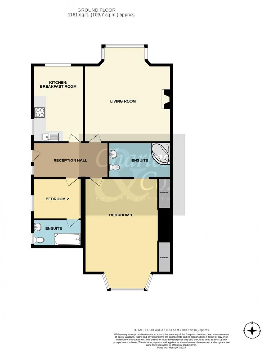 Floorplan for Wykeham Road, Hastings