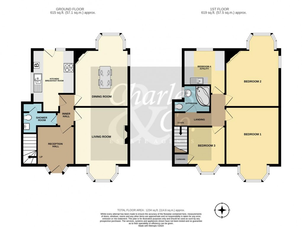 Floorplan for Woodland Vale Road, St. Leonards-On-Sea