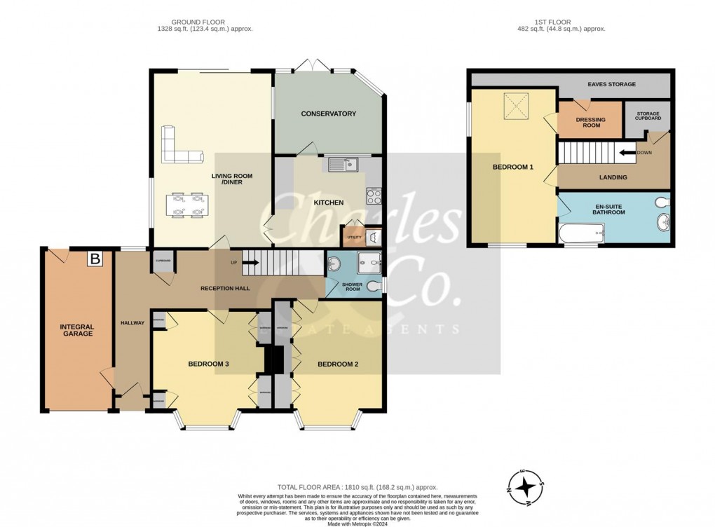 Floorplan for Chestnut Walk, Little Common