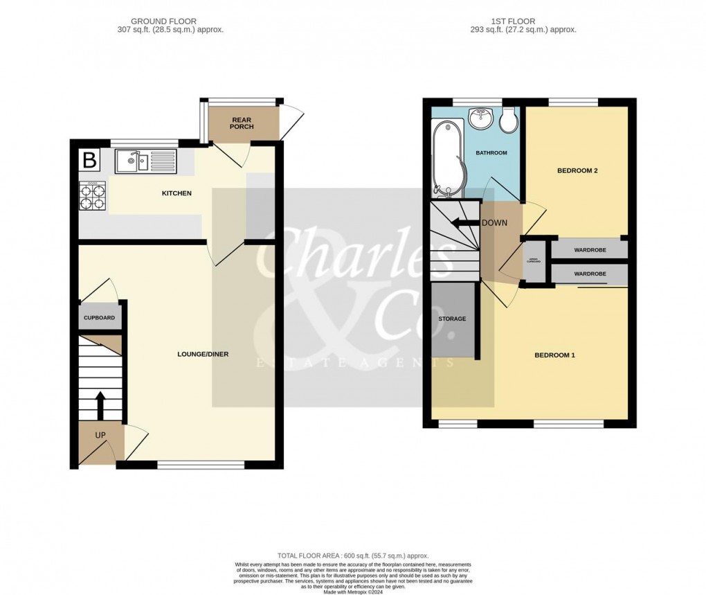 Floorplan for Drapers Way, St. Leonards-On-Sea