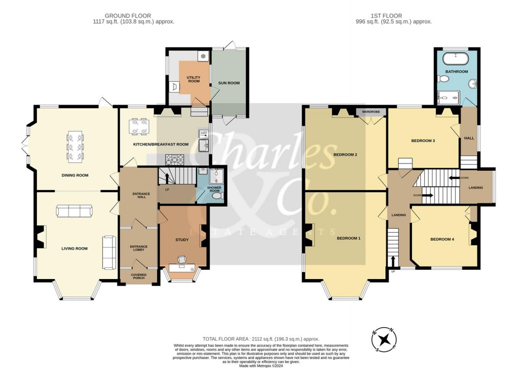 Floorplan for Godwin Road, Hastings