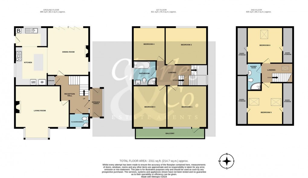 Floorplan for Priory Avenue, Hastings