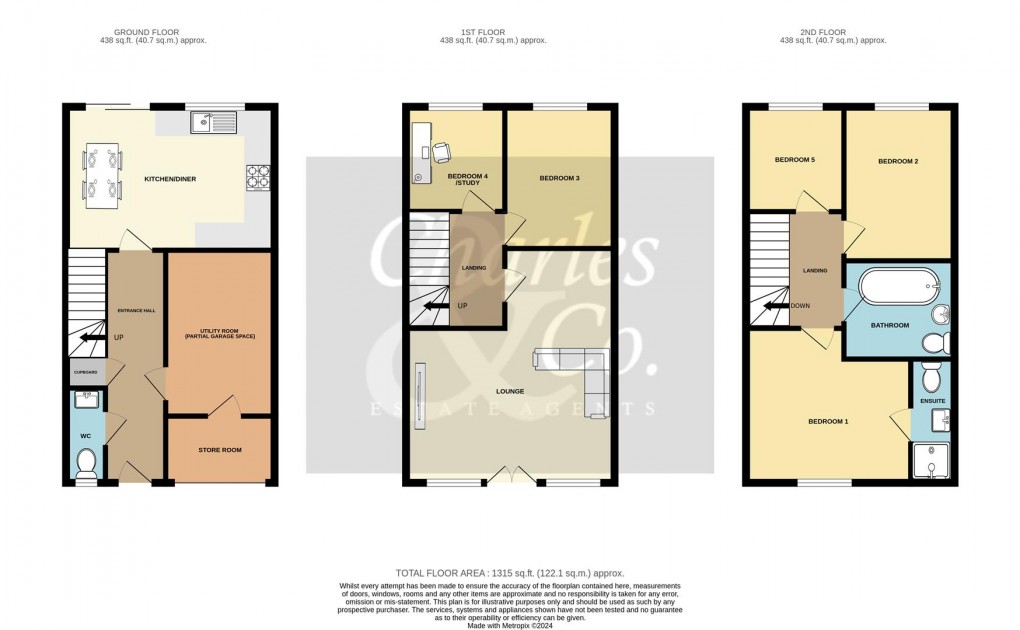 Floorplan for Frederick Road, Hastings