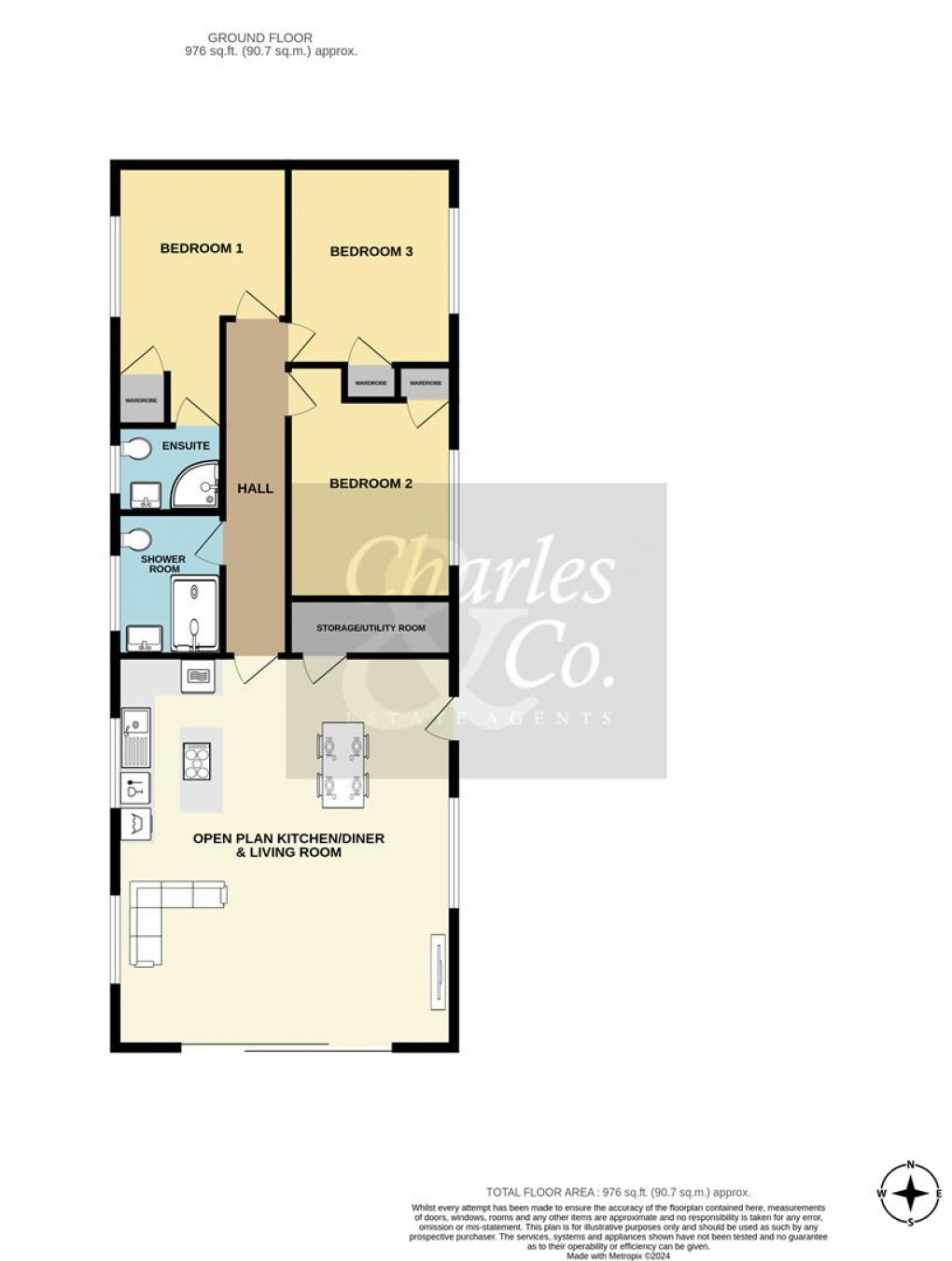 Floorplan for Marsham Brook Lane, Pett Level