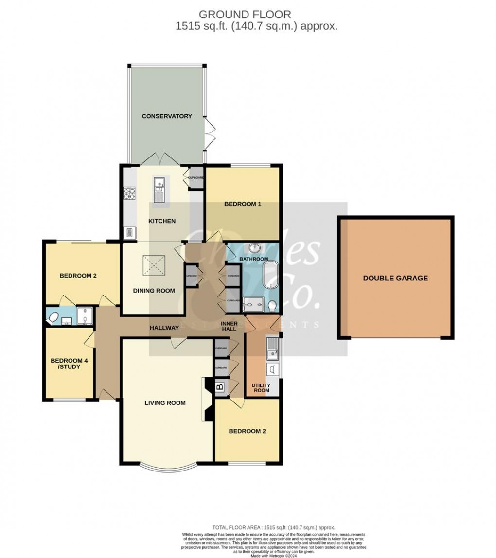 Floorplan for Lower Waites Lane, Fairlight