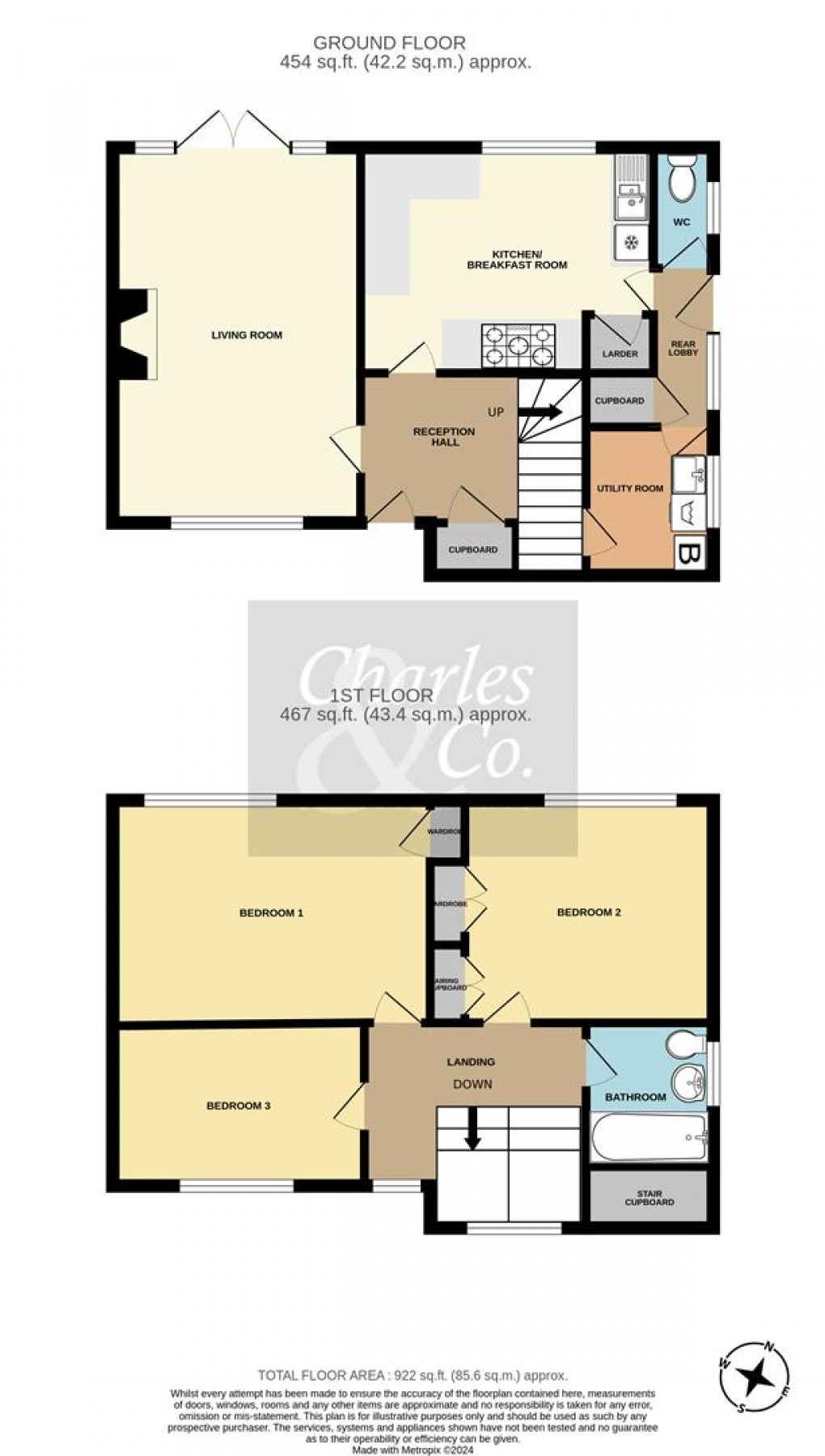 Floorplan for Marley Road, Rye