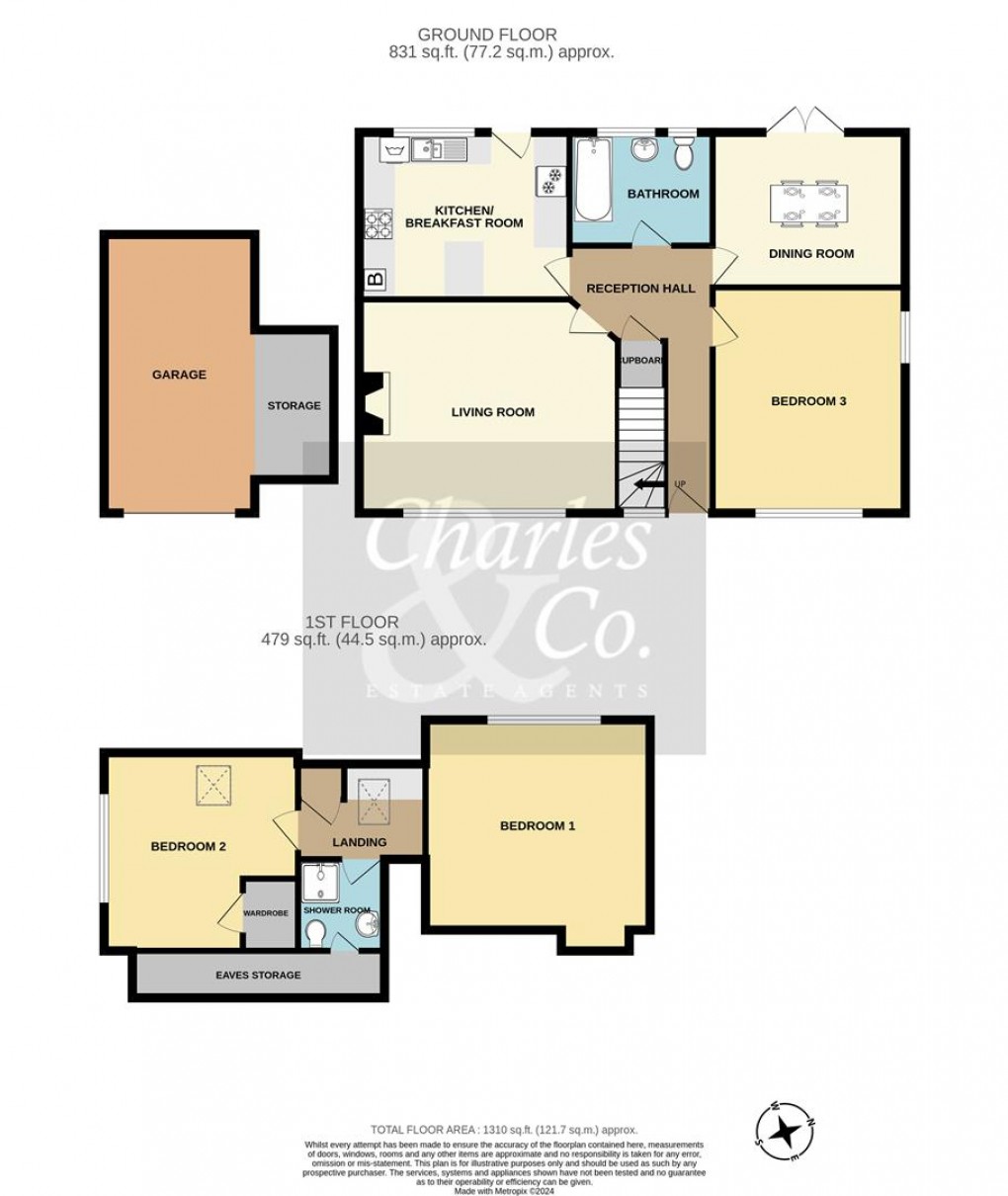 Floorplan for The Byeway, Hastings