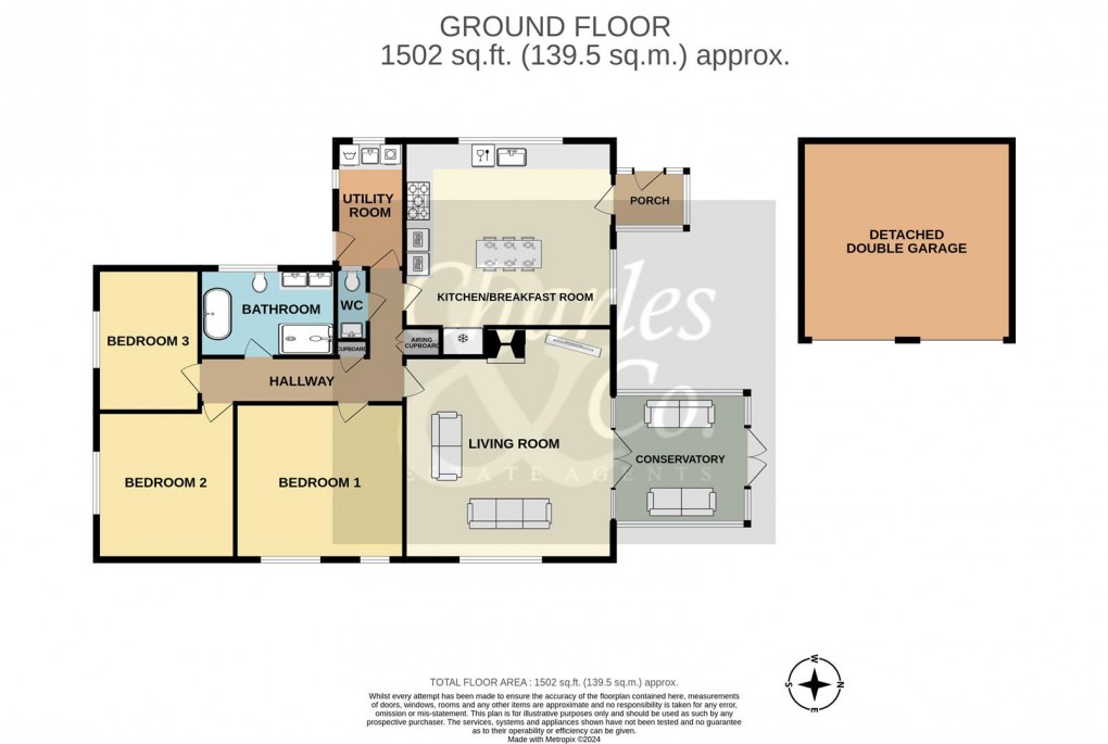 Floorplan for Marsham Brook Lane, Pett Level