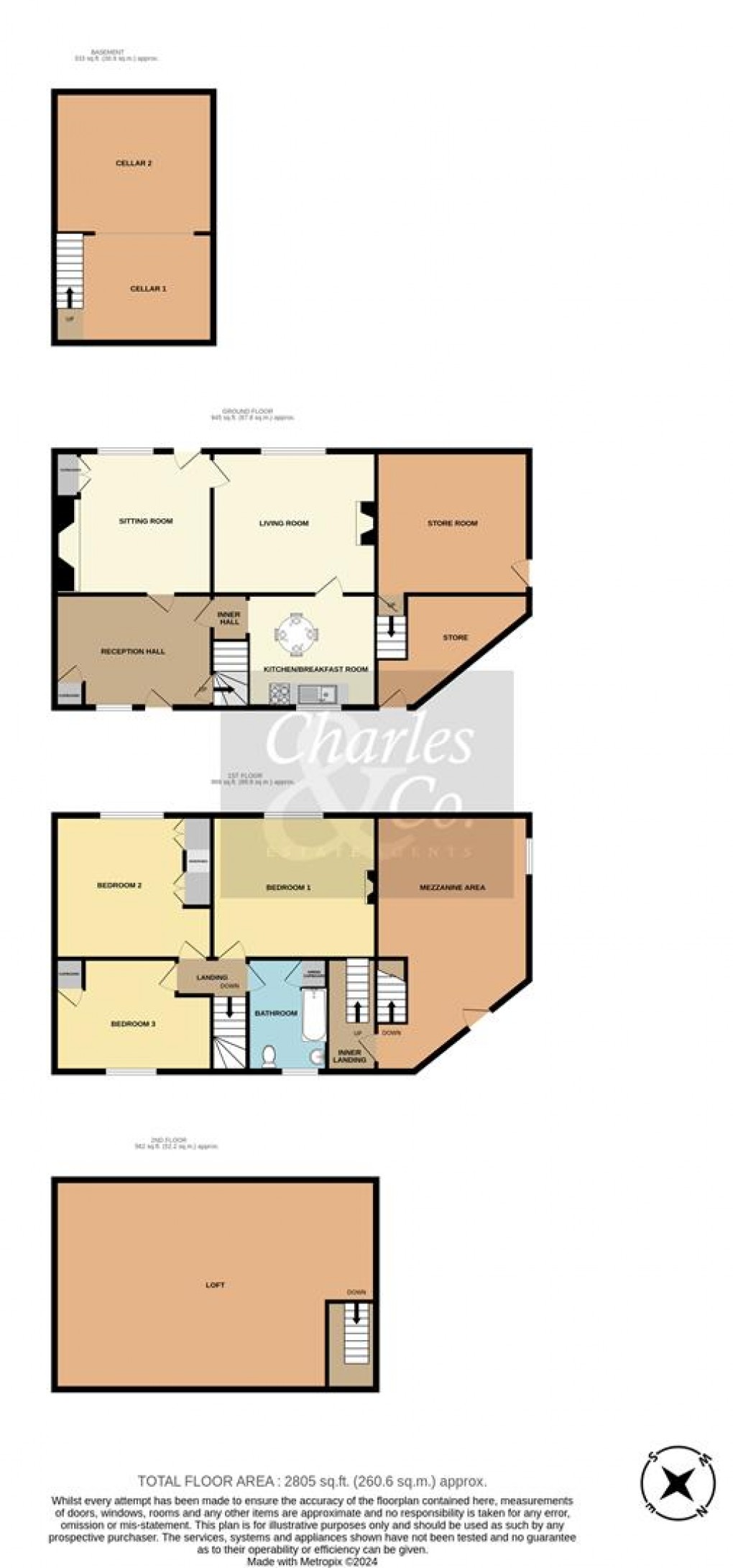 Floorplan for Ivyhouse Lane, Hastings