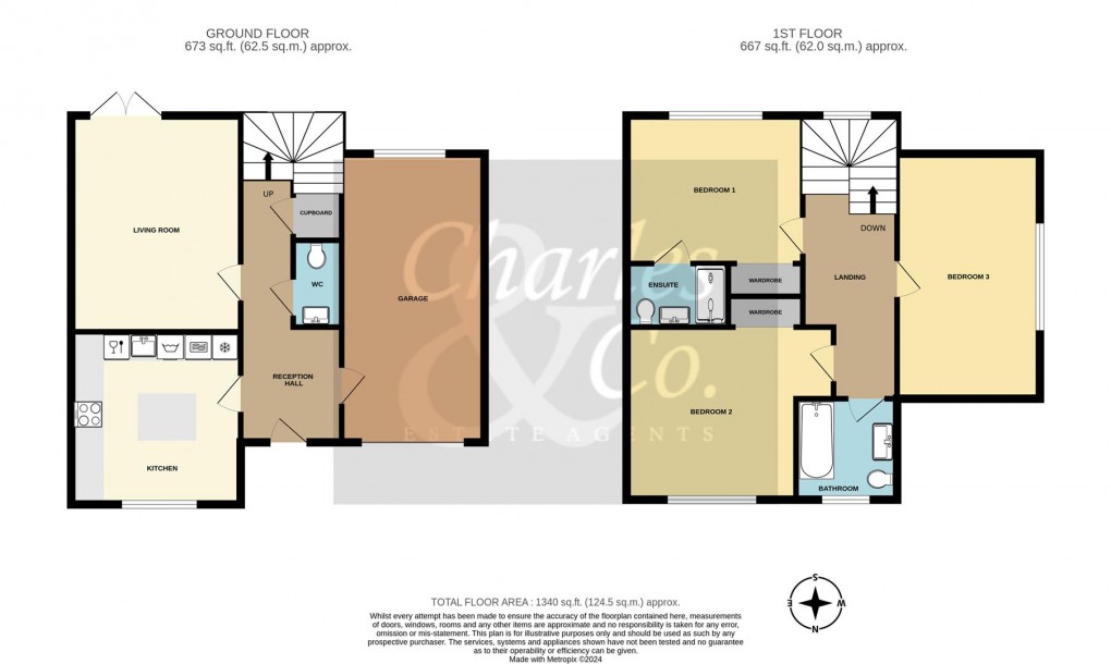 Floorplan for Lower Waites Lane, Fairlight