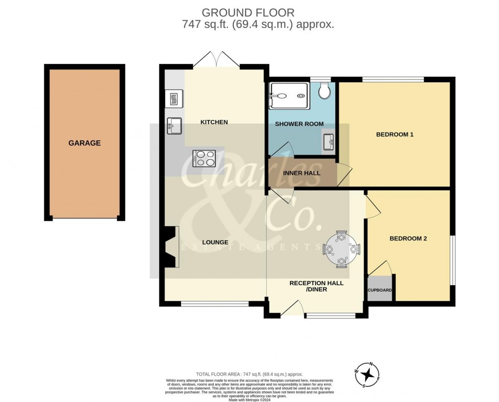 Floorplan for Ashford Way, Hastings