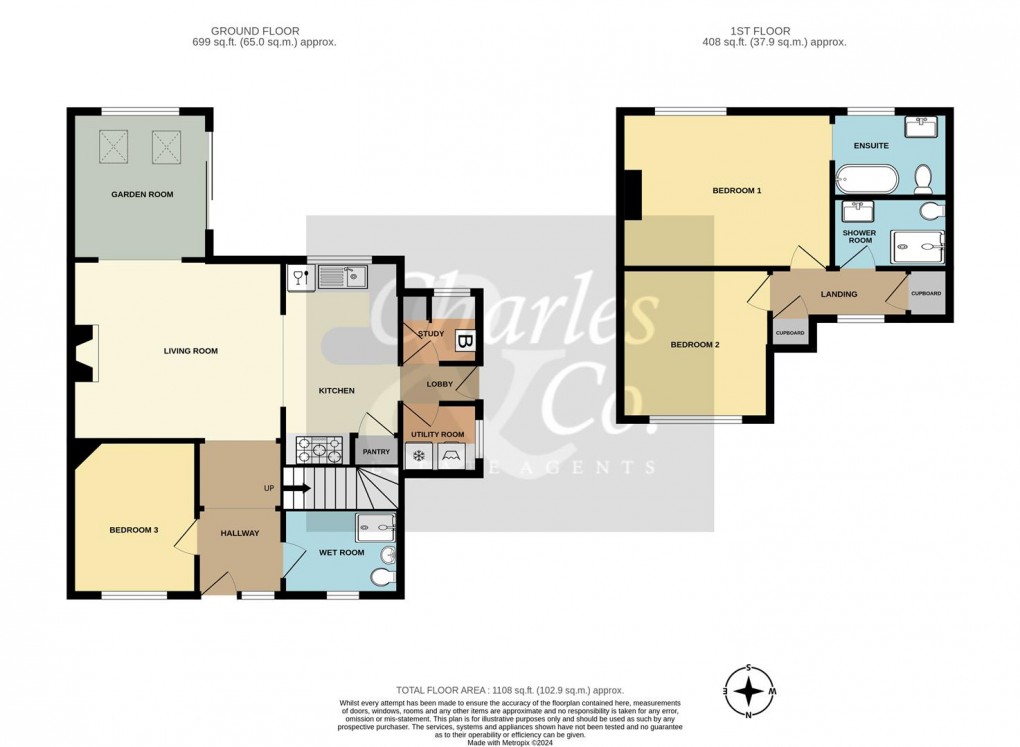 Floorplan for Friars Hill, Guestling