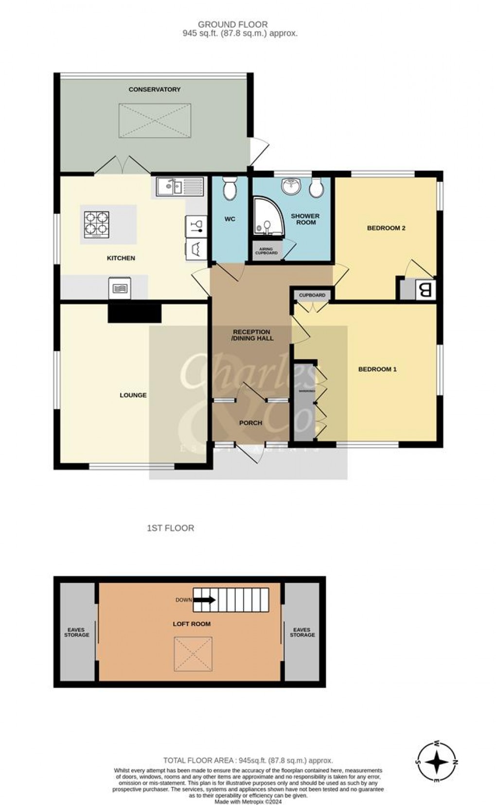 Floorplan for Gorsethorn Way, Fairlight