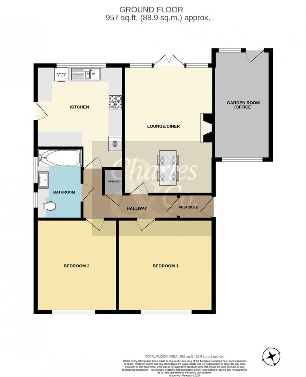 Floorplan for Mayne Way, Hastings