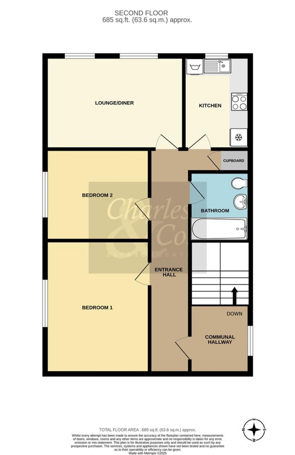 Floorplan for Winding Street, Hastings